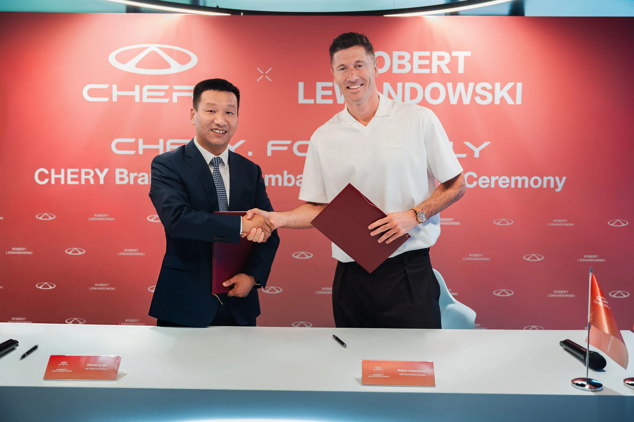 CHERY Officially Announces Robert Lewandowski as CHERY Brand Global Ambassador, Reinforcing the Global Expression of the "For Family" Brand Philosophy