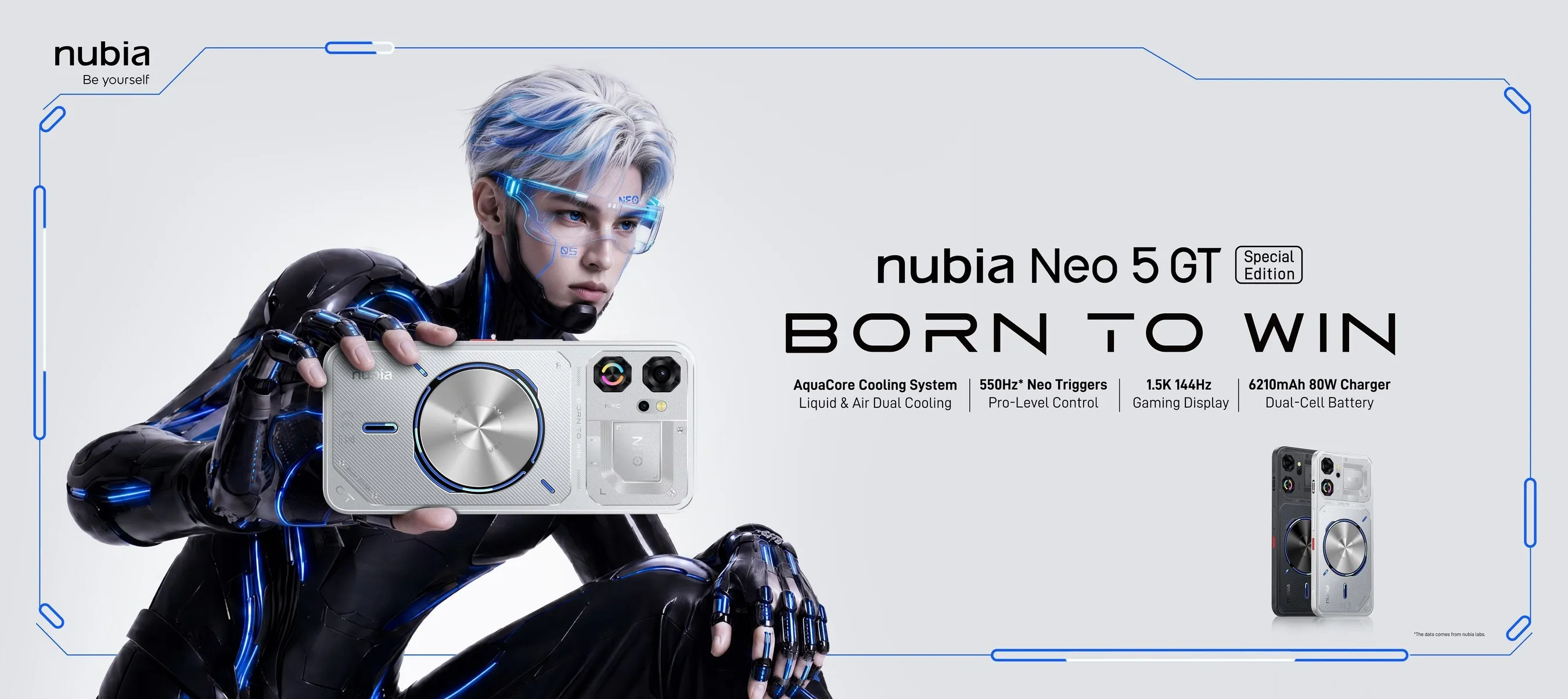 nubia Neo 5 GT Special Edition Debuts with the First and Only Liquid and Air Dual Active Cooling System in Its Class