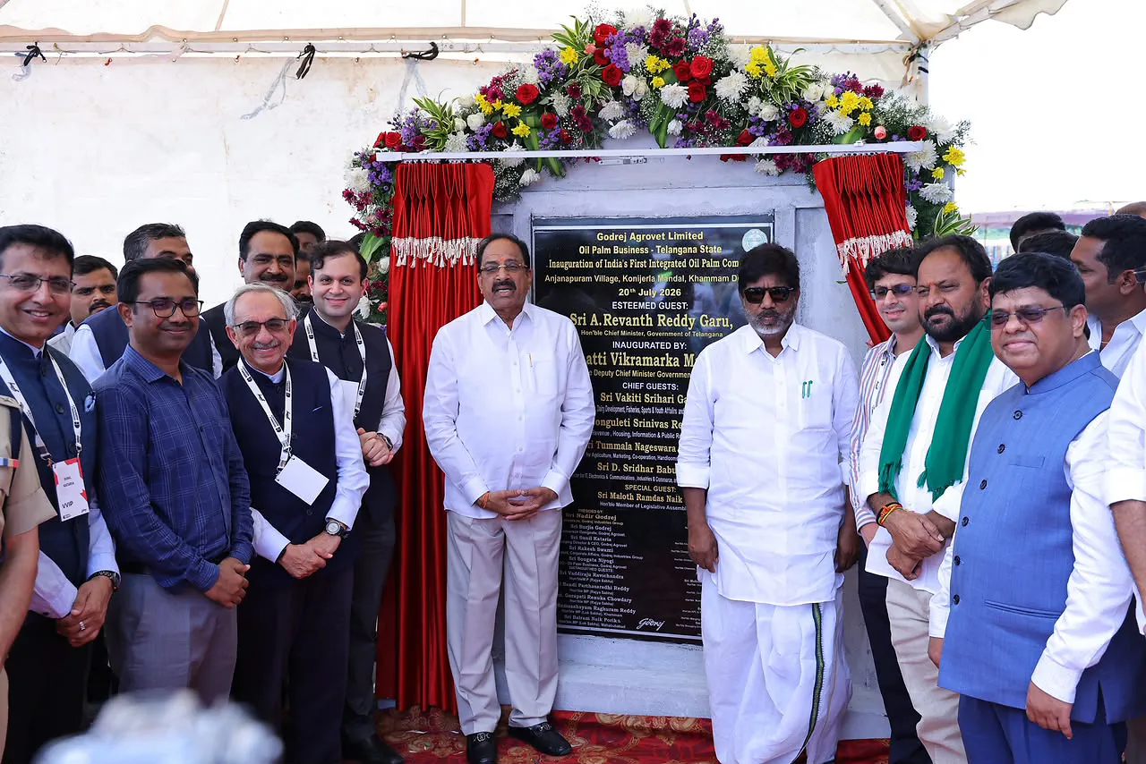 Godrej Agrovet inaugurates India's first Integrated Oil Palm Complex in Telangana