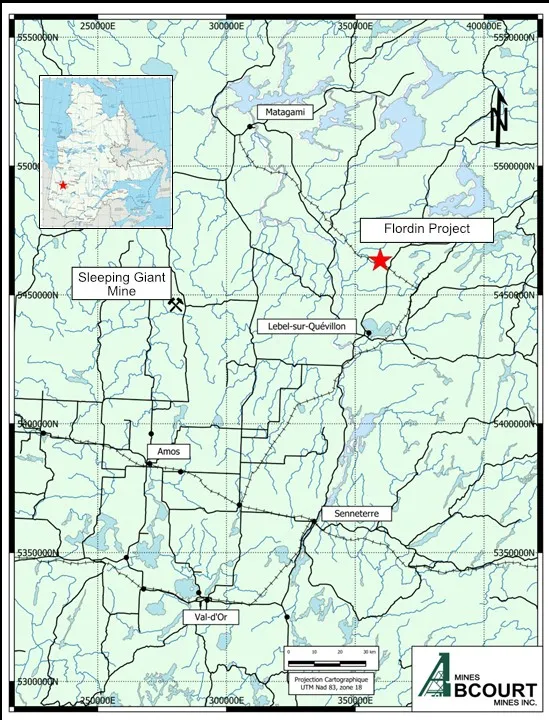 Abcourt Completes High-Resolution Drone Magnetic Survey on its Flordin Property