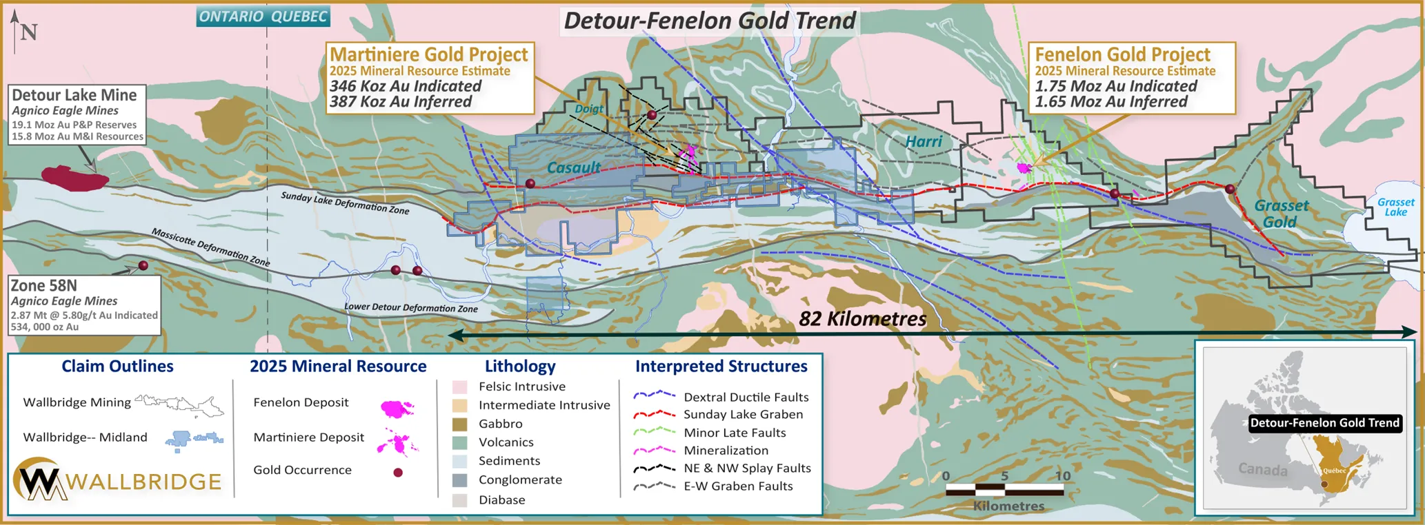 Wallbridge Reports Initial Results from 2026 Martiniere Drill Program Expanding Mineralization along Dragonfly Corridor